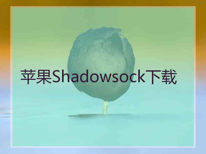 苹果Shadowsock下载