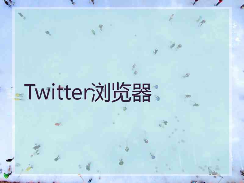 Twitter浏览器